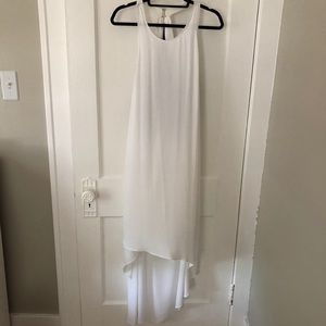BCBG White Fringe Dress Sz. S